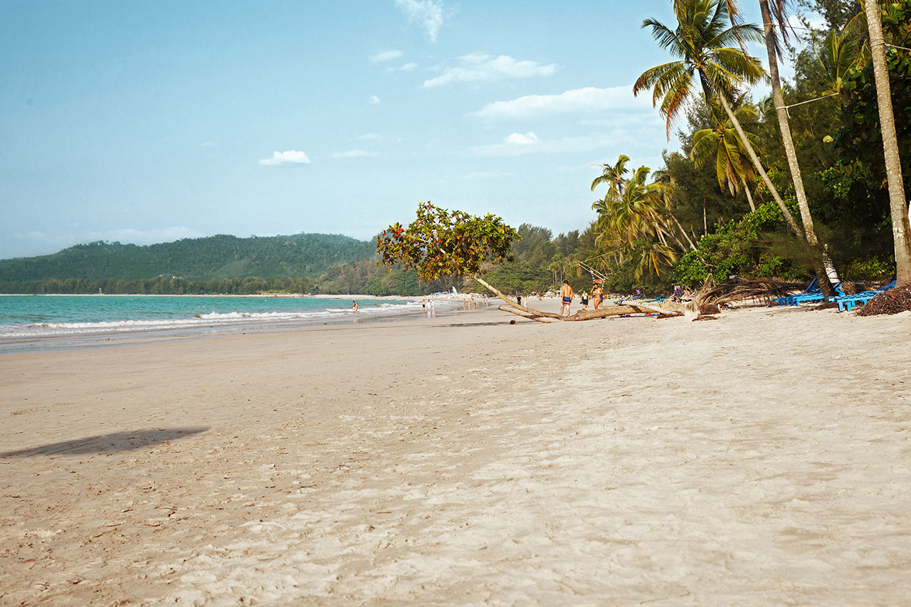 Den vakre, kritthvite White Sand Beach