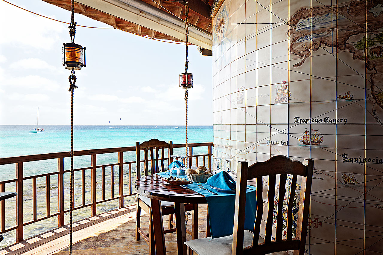 Restauranten Farolin på hotell Odjo d'Agua