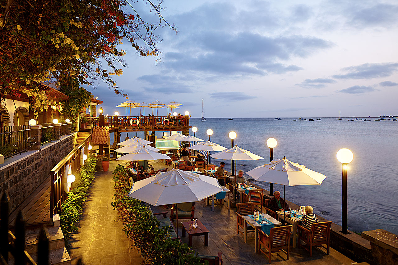 Restaurant Farolin på hotell Odjo d'Agua