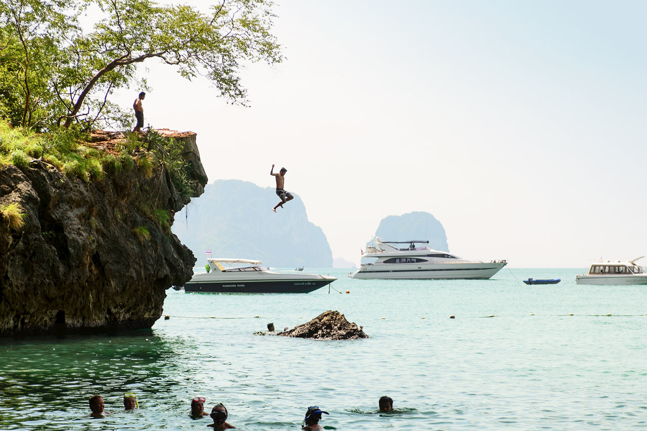 Phra Nang Beach, ved siden av Railay Beach, Krabi