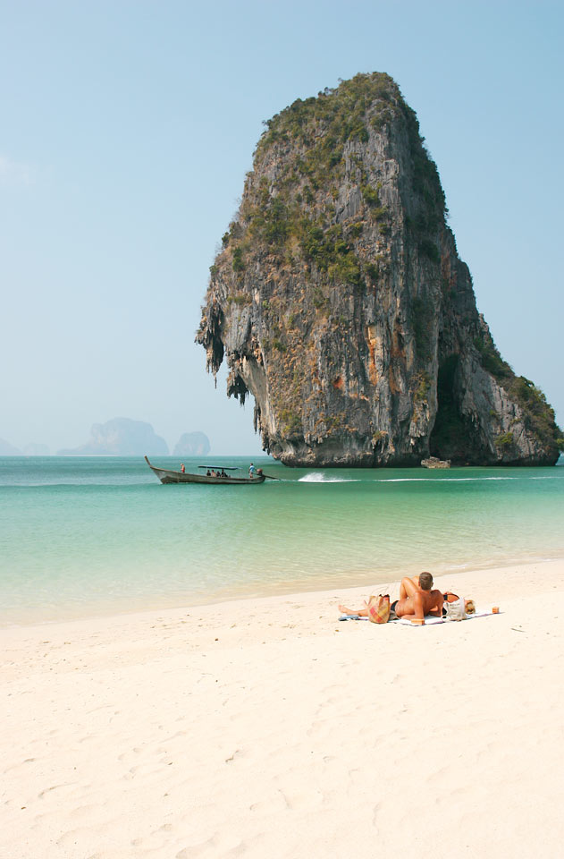 Phra Nang Beach, ved siden av Railay Beach, Krabi