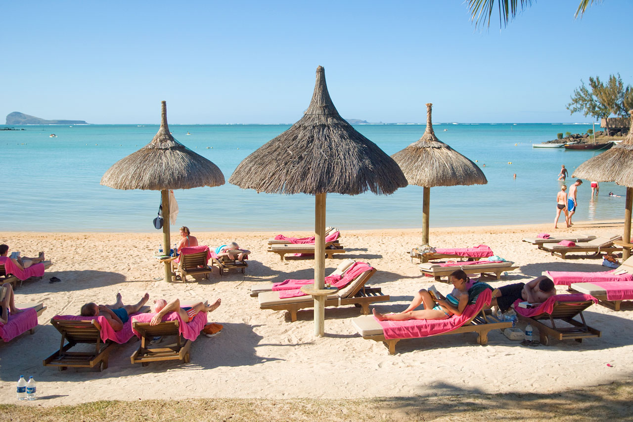 Stranden ved LUX Grand Gaube