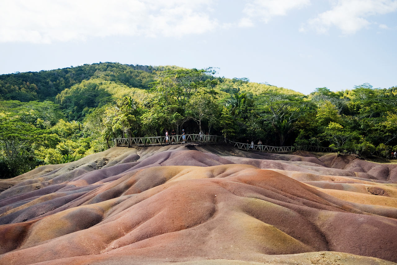 Seven Coloured Earths i Chamarel