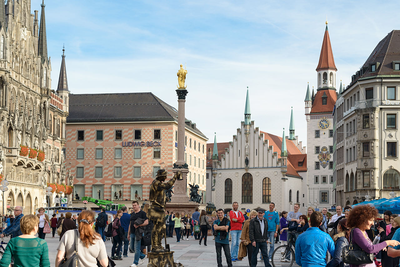 Neues Rathaus (New Town Hall ) ved Marienplatz