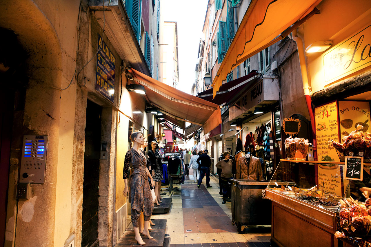 Gamlebyen i Nice