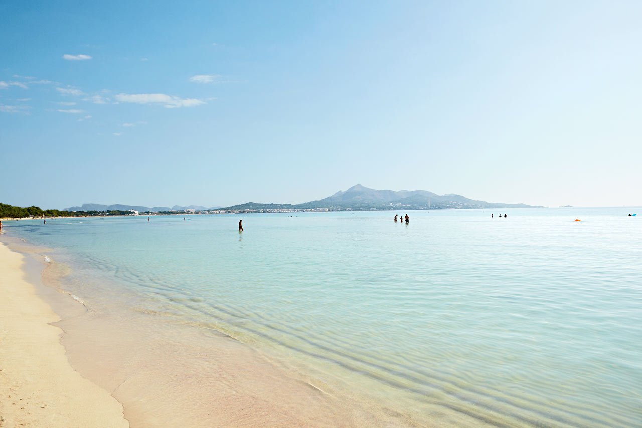 Stranden utenfor Sunwing Alcudia Beach