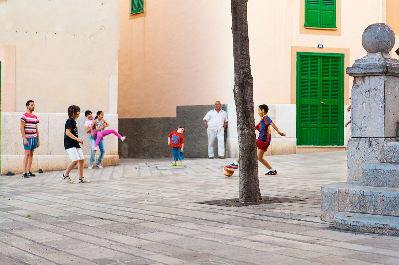 Gamlebyen i Alcudia