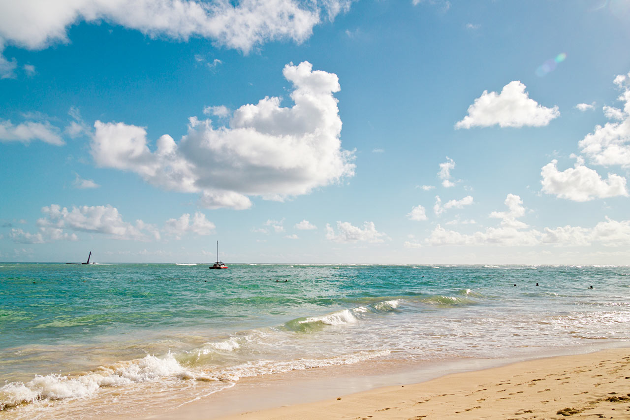 Stranden ved Grand Bahia Principe