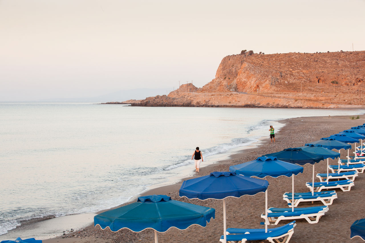 Stranden nedenfor Lindos Princess