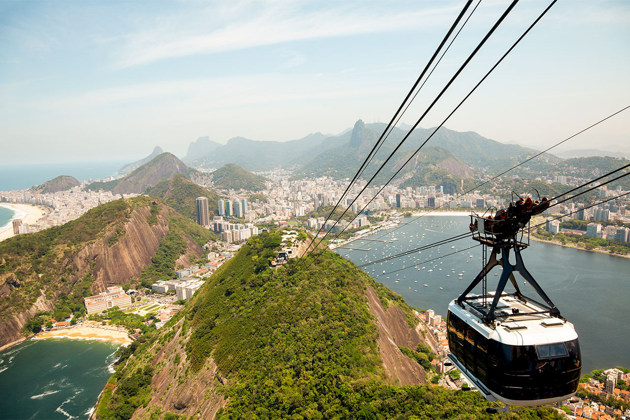 Sukkertoppen (Sugarloaf Mountain) i Rio de Janeiro
