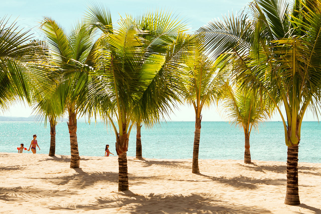 Stranden ved Vings hotell Chez Carole Resort