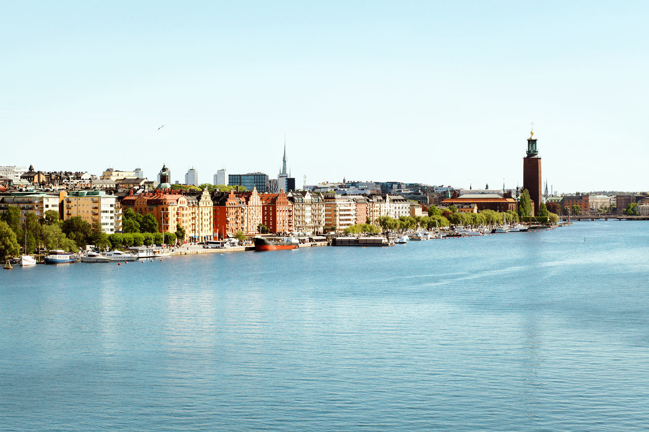 Norr Mälarstrand sett fra Västerbron