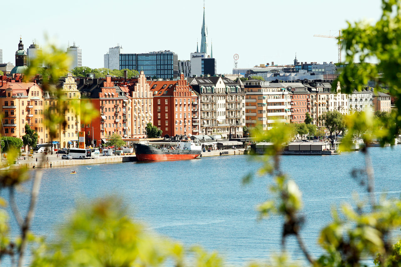 Norr Mälarstrand sett fra Västerbron