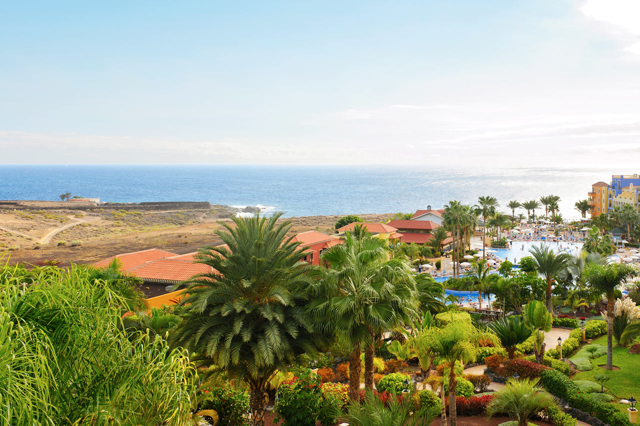 Playa Paraiso ligger på vestkysten av Tenerife
