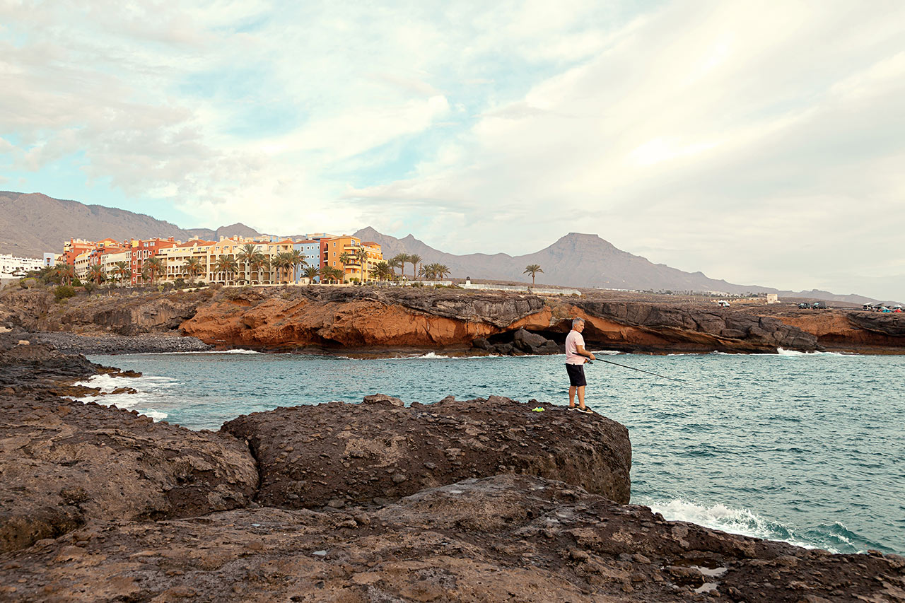 Klippekysten ved Playa Paraiso