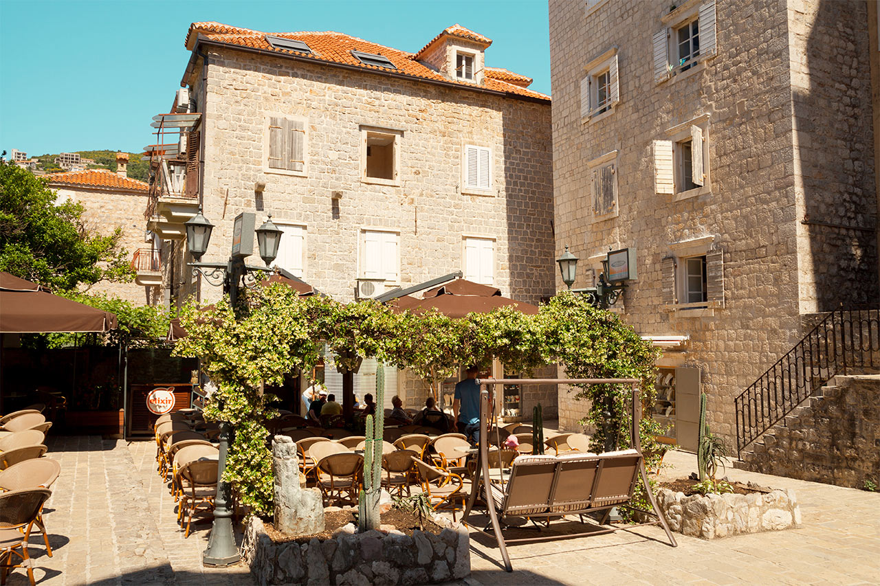 Gamlebyen i Budva