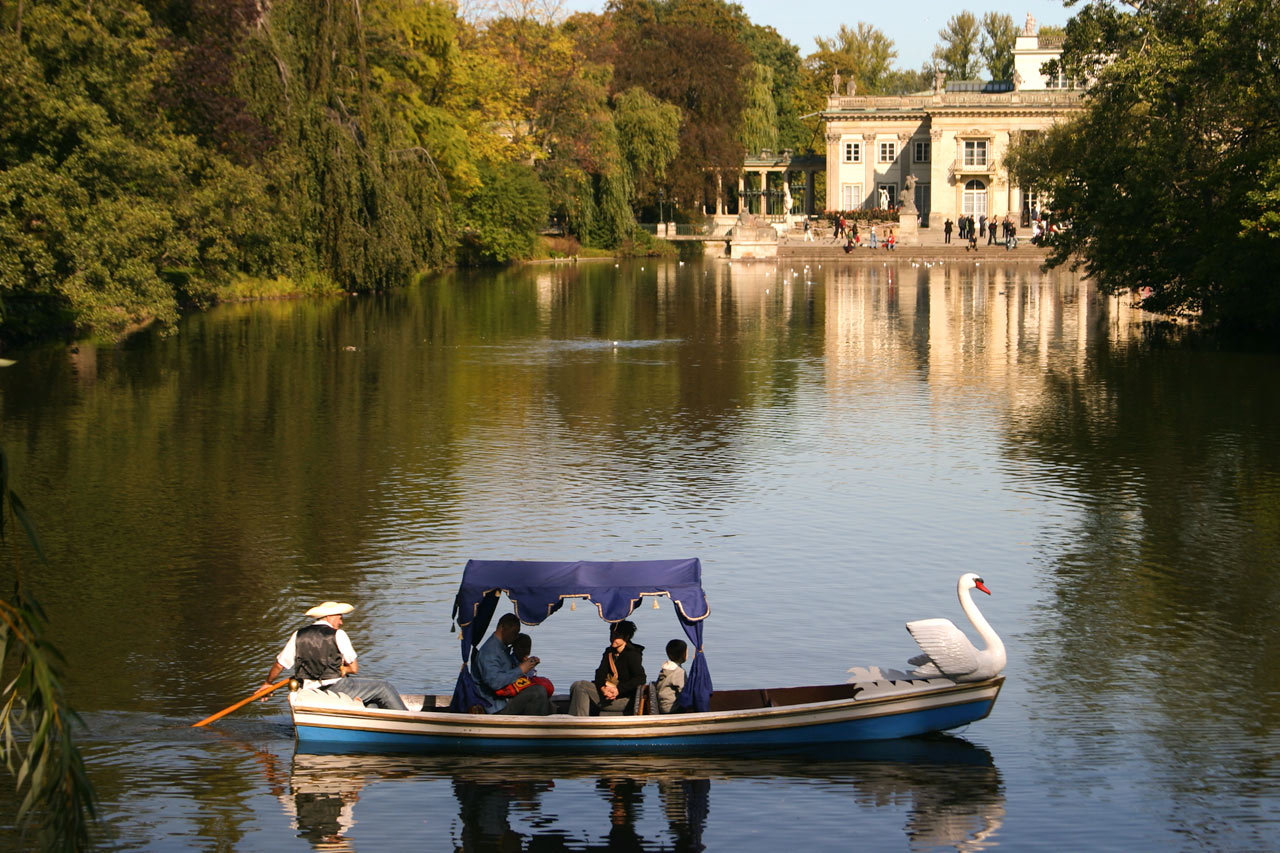 Lazienki-parken - en grønn oase i Warszawa